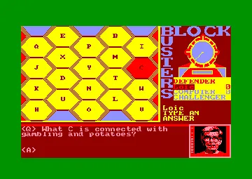 Blockbusters (UK) (1984) [Macsen] screen shot game playing